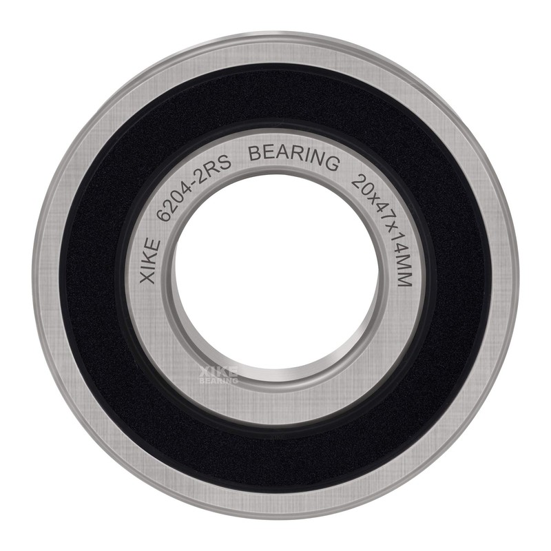 XiKe 2 Pcs 6204-2RS Double Rubber Seal Bearings 20x47x14mm, Pre-Lubricated