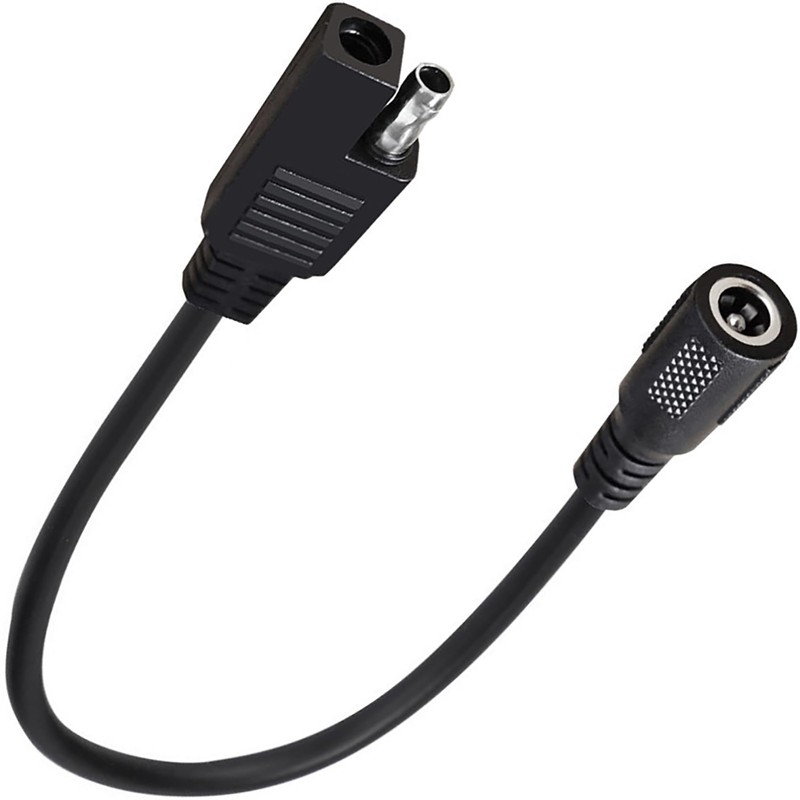 tunghey 2Pack 20AWG SAE Plug to DC5.5x2.1mm Female Converter Adapter
