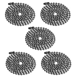 Perfect Fit Beaded Neck Chain Replacement for ID Card Police Badge Holder 30 Inch