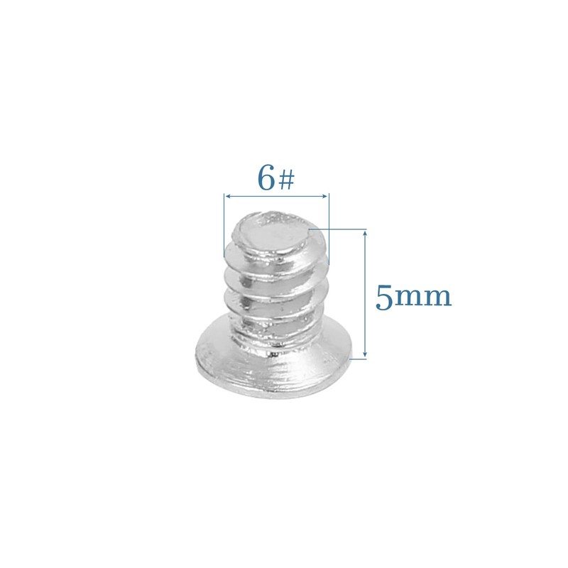 QUARKZMAN 6#-32 PC Computer Screws x 100 Pieces Phillips Flat