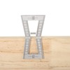 AHUNTTER 2PCS Dovetail Marker, Dovetail Guide Tool with Scale, Hand