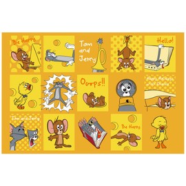 Skater VS1-A Leisure Sheet S Size 23.6 x 35.4 inches (60 x 90 cm), Tom & Jerry Happy