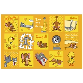 Skater VS1-A Leisure Sheet S Size 23.6 x 35.4 inches (60 x 90 cm), Tom & Jerry Happy