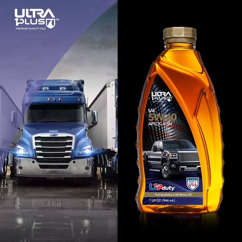 ULTRA 1PLUS SAE 5W-40 Full Synthetic Heavy-Duty Diesel Engine Oil