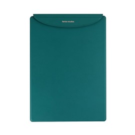 FENICE Eco PU Leather Waterproof Magnetic Clipboard Menu Board Holder Organizer. 9"x12" (DEEP Green, Single)