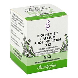 Biochemie 2 Calcium Phosphoricum D 12 Tablets, Pack of 80