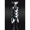 BarCraft Lazy Fish Corkscrew and Bottle Opener, Stainless Steel Wine