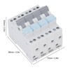 Manual Transfer Switch, 63A 400VAC 4P Power 35mm DIN Rail