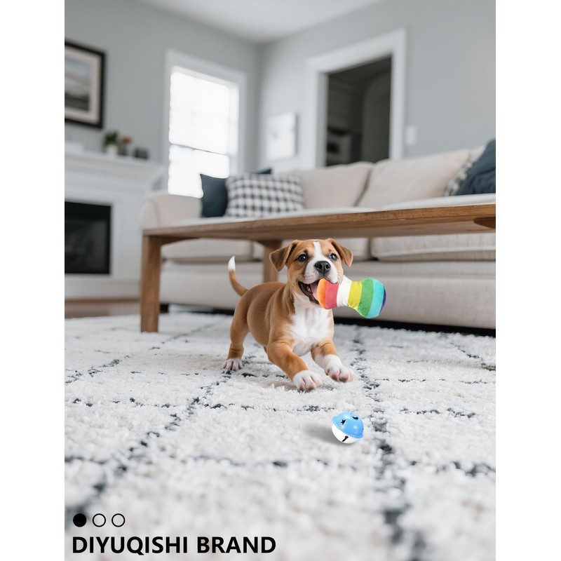 DIYUQISHI 3-Pack Puppy Toys for Teething - Squeaky Chew Toy