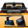 ELECHOI Amber/White 2 in 1 Emergency Dash Strobe Light Bar,
