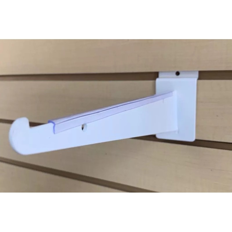 EXH Mensula Gancho Panel Ranurado Exhibipanel Blister 30cms 30pz