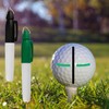 Thyonta 6 Pcs Transparent Golf Ball Line Marker Set Golf