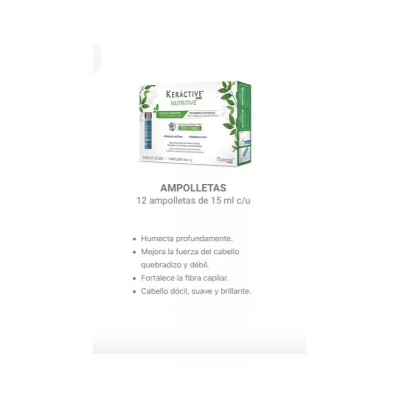 Nutrapel Tratamiento Intensivo Keractivenutritive Nutrapel 12amp/15ml