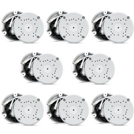 Universal Mount for Bullet Security Cameras, Waterproof Metal Junction Box for Outdoor Surveillance Camera, Conceal Cables on The Wall (8-Pack)