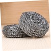 Ciieeo 6pcs Stainless Steel Spiral Scrubbers Kitchen Cleaning for Dishes