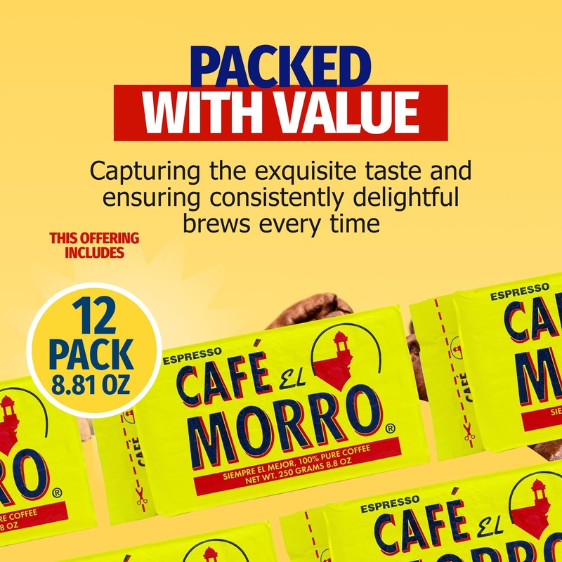 Premium Ground Coffee, Café El Morro, 250g (8.81 oz), Pack
