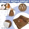 PINVNBY Guinea Pig Cage Liner Washable Guinea Pig Fleece Cage