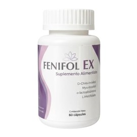 Fenifol EX Suplemento Alimenticio con D-Chiro-Inositol, Myo-Inositol, Ácido Fólico y Alfa-Lactoalbúmina, 60 Cápsulas
