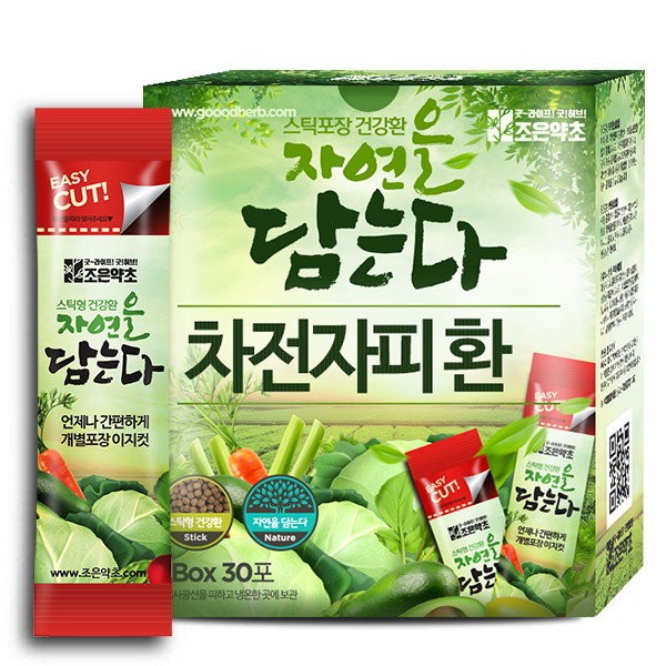 Joeun Herbal Medicine Psyllium Pill Sticks 30 packs x 3g / 조은약초  차전자피환 스틱 30포 x 3g