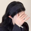 EZ PEACH Headband Simple, Popular, Painless, Wide, Pleat, Glossy, Party,