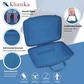 khanka Hard Travel Case Replacement for JBL Xtreme 4 Portable Waterproof Wireless Bluetooth Speaker,Case only（Blue.