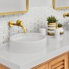 NBG-2 2x6 White and Gold Metal Stainless Steel Polished Marble