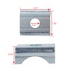 MYZHRE 4 Pcs Trailer Axle Spring Perch Seats for 1-3/4"