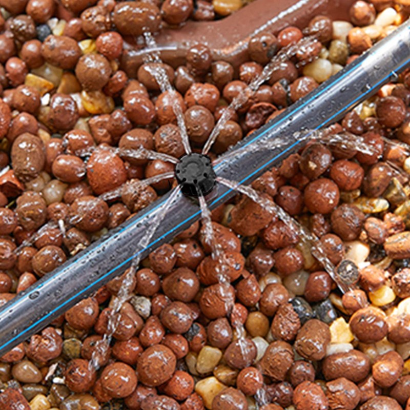 100Pcs Drip Irrigation Emitters,Adjustable Irrigation Drippers Sprinklers,1/4 Inch Emitters Micro