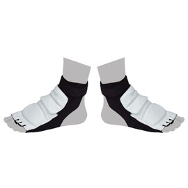 Protector de Pie de Boxeo de Taekwondo Transpirable, Protector de Pie de Boxeo de Karate Antideslizante con Ajuste Cómodo, Equipo de Entrenamiento (Tipo 2)