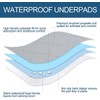 Bed Pads Washable Waterproof 2 Pack for Incontinence, Large 34