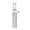 Deschem Graham Condenser,24/40,Jacket 200mm,Coil Glass Condenser,Laboratory Glassware
