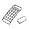 sourcing map Metal Rectangle Ring Buckles 31x15mm for Bags Belts