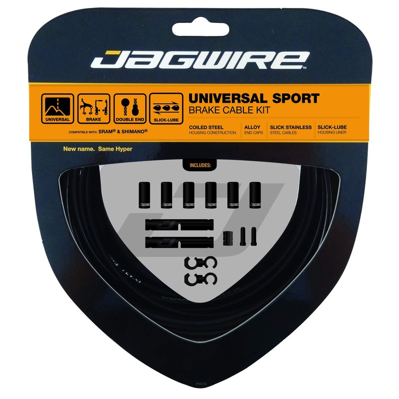 Jagwire Kit universal de freno deportivo (Hyper), negro