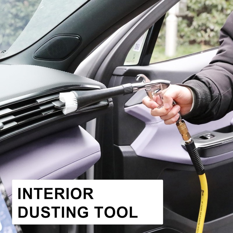Car Cleaning Gun, High Pressure Air Blow Gun with 2