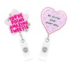 2 Pack Cute Badge Reel, Funny Badge Reel Cute Design