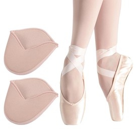 SATiNU Ballet Gel Toe Pad Toe Corrective Support Toe Support Toe Protection (One Size, Beige)