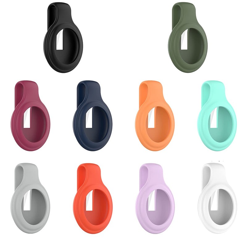 TenCloud Clip Holder Compatible with Apple Airtags Tracker Finder, Soft