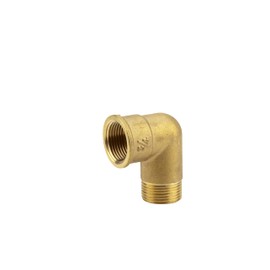 GARDENA Brass angle with internal and external Threads: Elbow with 26.5 mm (3/4 ") - Thread, For changing The direction Of Pipes / Hoses (7283-20)