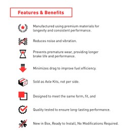 Rear Dynamic Friction Company Brake Drum Hardware Kit 370-40023 For 2014-2021 Ram ProMaster 1500, 2014-2021 Ram ProMaster 2500, 2014-2021 Ram ProMaster 3500