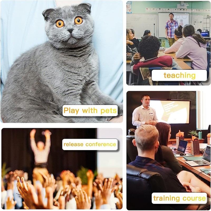 Presentation Clicker Wireless Presenter Laser Pointer for Presentations Remote RF