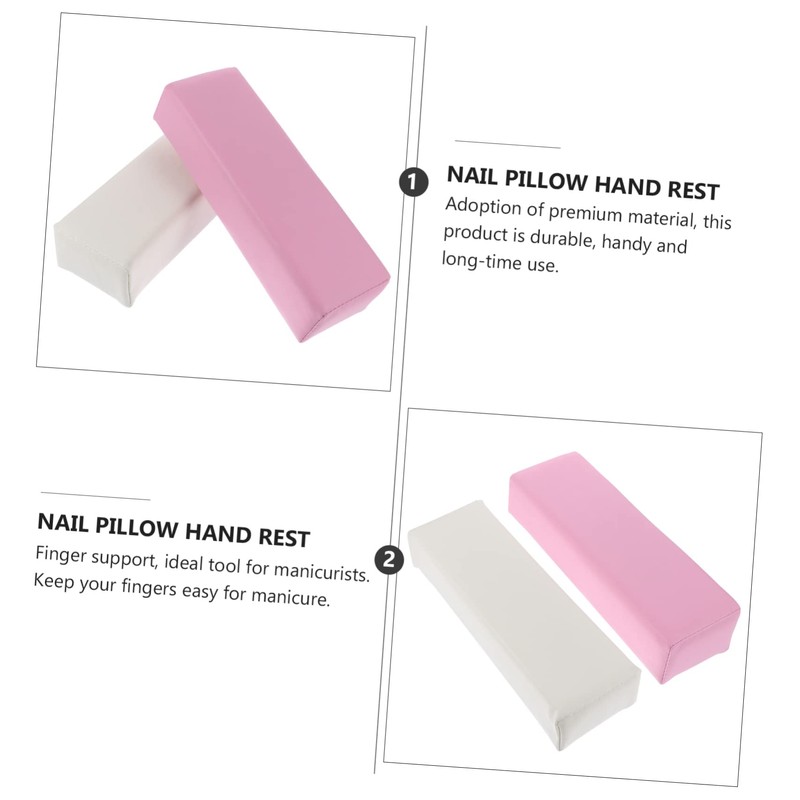OATIPHO 2Pcs Nail Art Hand Rests Cushions for Manicure Care