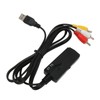 RCA to HD Multimedia Interface Converter Support 1080P USB Power