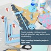 UPTTHOW 6Pcs Bookbinding Easy Scrapbooking Tool for Starter, Complete Great