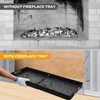 MYFIREPLACEDIRECT 2 Piece Adjustable Fireplace Ash Tray Pan | Expandable