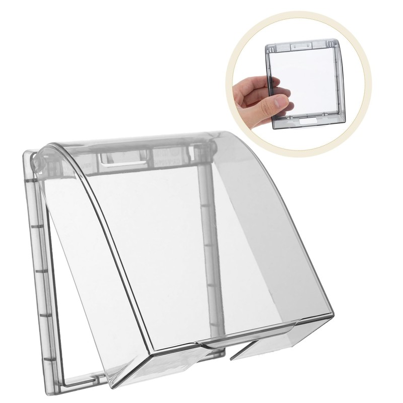 Operitacx Outdoor Sockets Waterproof Socket Rainproof Box Wall Switch Cover