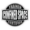 Unbranded/Generic 3pk Confined Space Trained & Certified Hard Hat Decals Helmet Stickers Safety