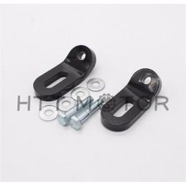 HTTMT H1231- Black Touchless Tie-Downs Mount Bracket Compatible with Harley Touring Electra Glide FLHR