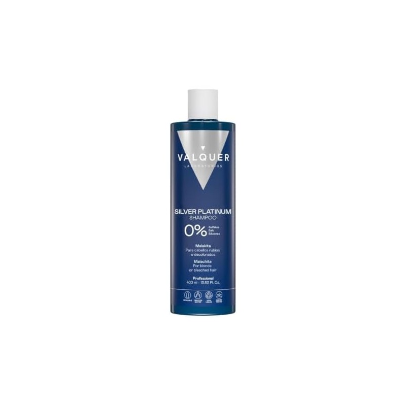 VALQUER Shampoo Matizador Morado sin Sulfatos, 400 ml