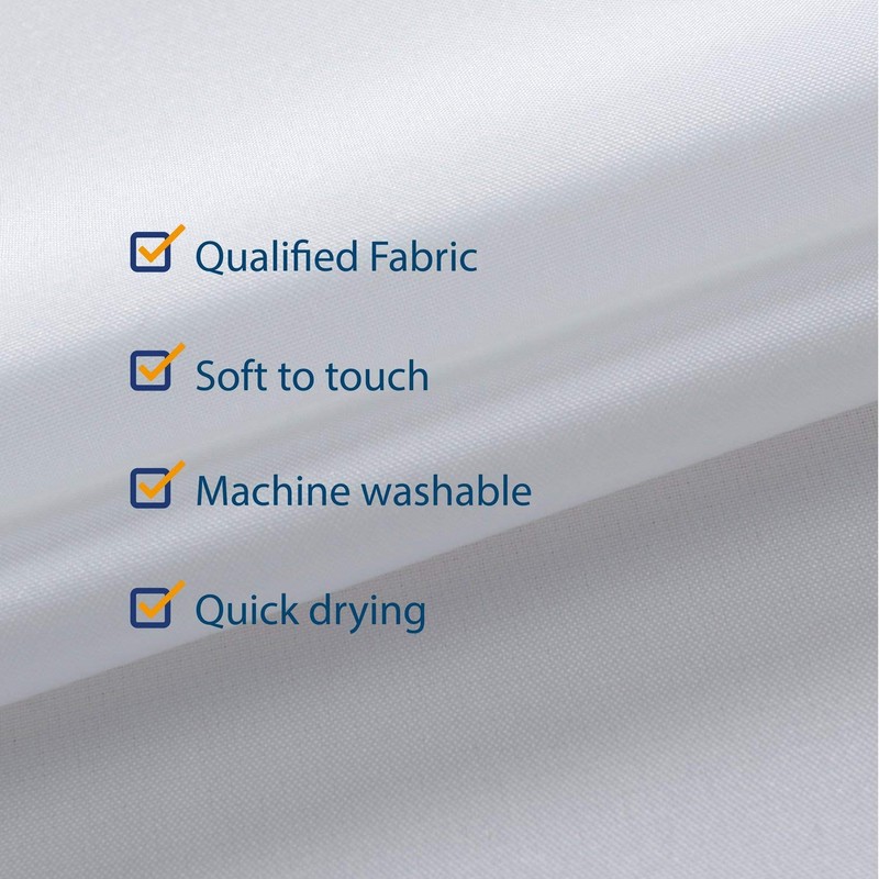 N&Y HOME Longer Shower Curtain Liner Fabric 72 x 75