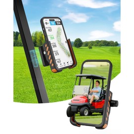 FASON Magnetic Golf Cart Phone Holder – Ultra-Strong N52 Magnet | Golf Cart Accessories Compatible with EZGO Club Car Yamaha | Hands-Free & Anti-Drop Design | Golf Accessories Gift for Men & Women